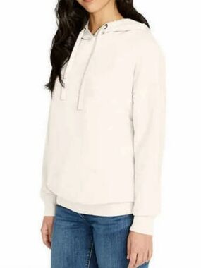 Buffalo David Bitton Cream Pullover Hoodie Size Medium